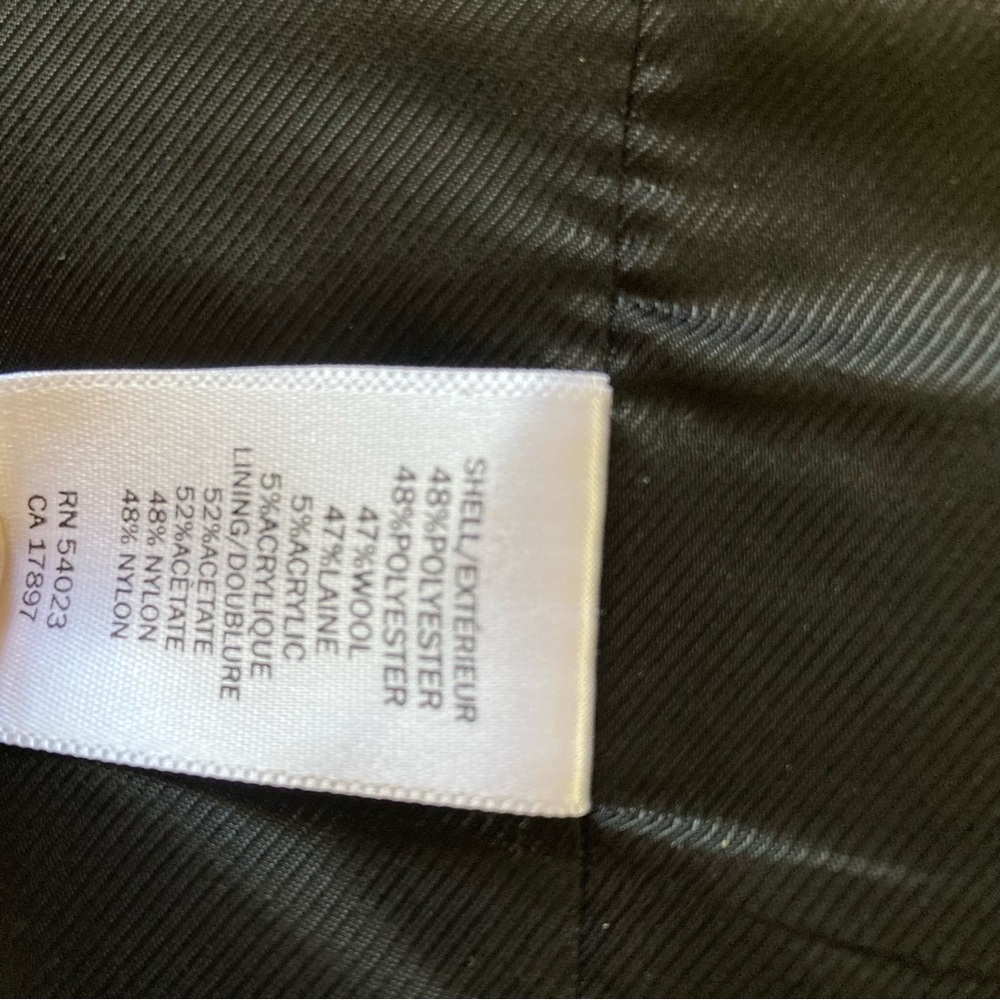 Men's Banana Republic Vest Herringbone Grey Wool/poly blend XXL - Picture 5 of 5